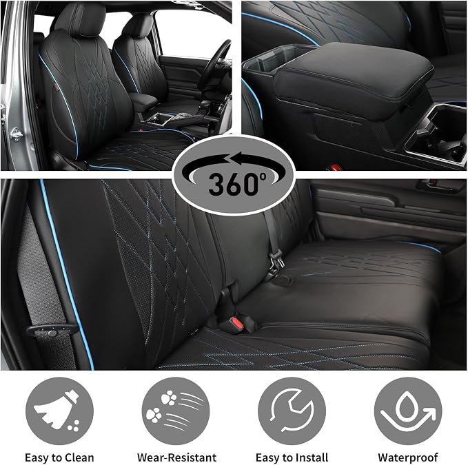 EKR Custom Fit Tacoma Car Seat Covers - Image 5