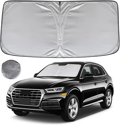 KAYZT Windshield Sun Shade for 2018-2025 2026 Audi Q5 SUV Foldable Sunshade by KAYZT