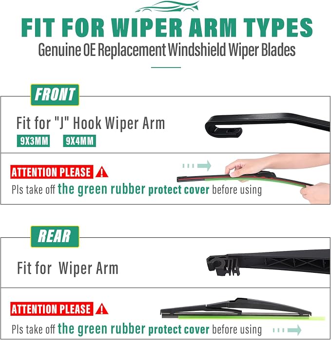 26" 14" 12" Windshield Wiper Blades Replacement - Image 8