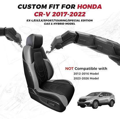 FREESOO CRV Seat Covers Full Set, - Image 2