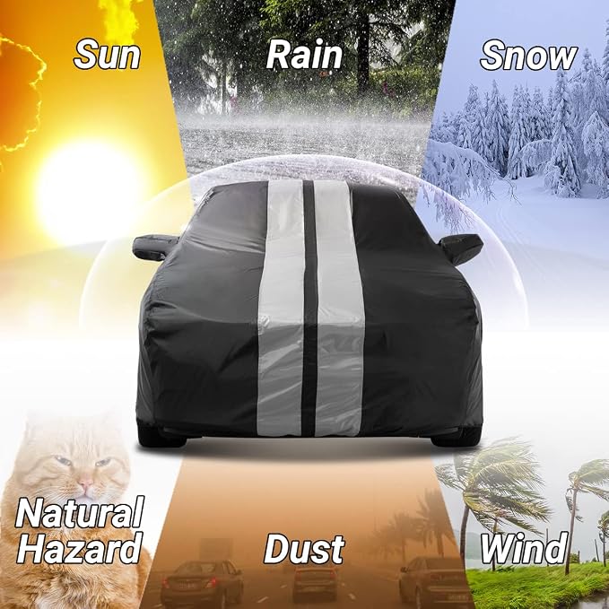 iCarCover Custom Car Cover for 2010-2024 Chevy Camaro LT, SS Waterproof All - Image 6