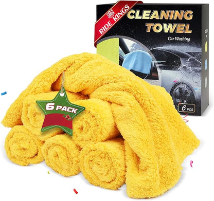 Micro Fiber Towels Car，Coral Fleece Car Wash Cleaning Towel, Scratch Free - Image 8