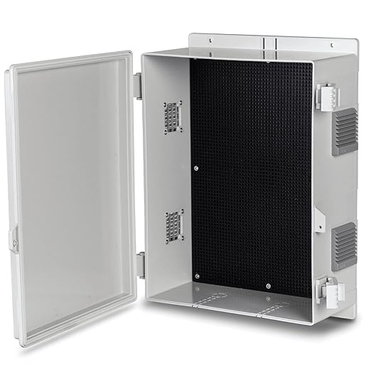 Outdoor Electrical Junction Box, ABS Water Resistant Enclosure by Namunanee