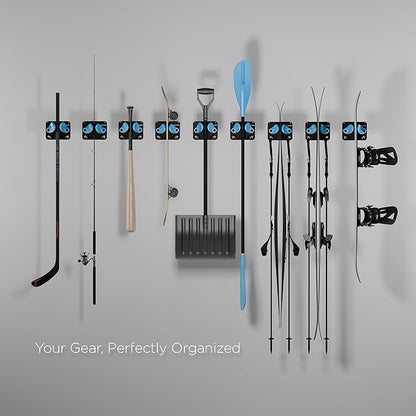 Ultimate Ski & Snowboard Wall Rack | Secure, Non-Slip Storage | Fits Any - Image 5