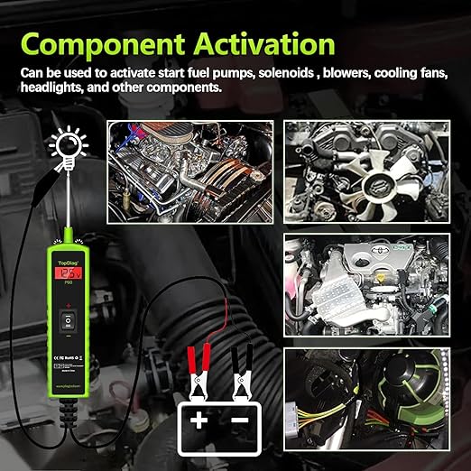 Test Light Automotive Electrical Tool, Topdiag P60 Car Circuit Tester, 12V 24V - Image 4