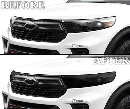 BOGAR TECH DESIGNS Precut Made for Ford Explorer 2020-2024 Full Headlight - Image 3