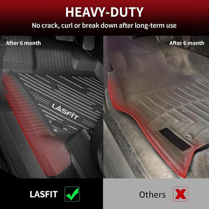 LASFIT Floor Mats for Ford F-150 2015-2025 | F150 Lightning 2022-2025 SuperCrew - Image 7