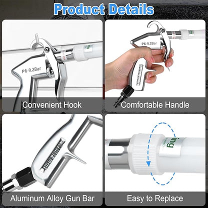 Air Blow Gun Car Detailing Dry Cleaning Air Gun - Image 4