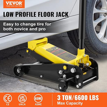 VEVOR 3 Ton Low Profile Floor Jack - Image 2