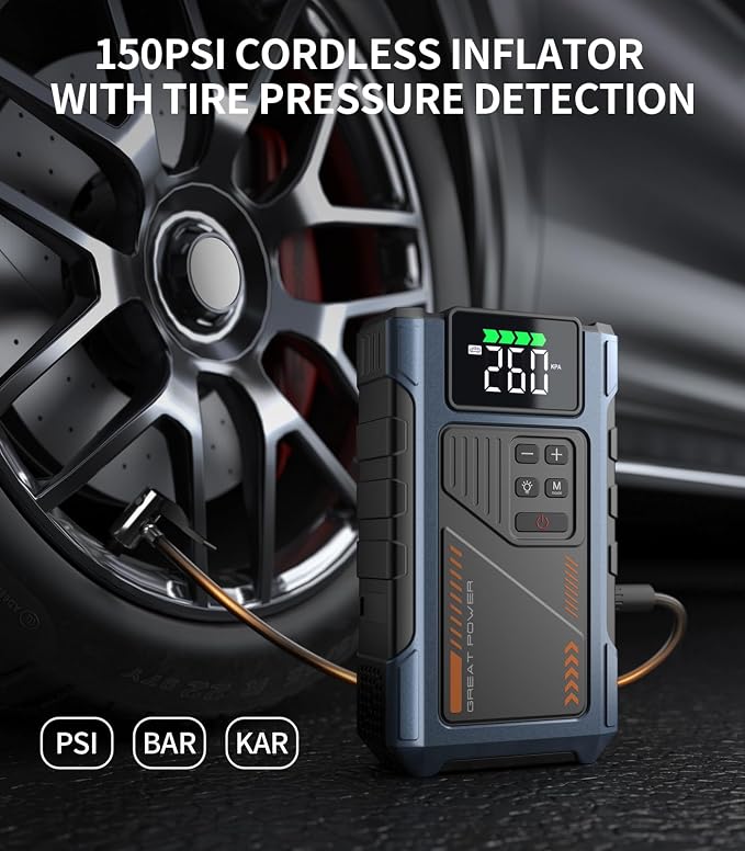 Car Battery Charger Jump Starter - Image 3