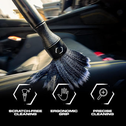 Blackline Car Detail Brushes- Luxury Car Detailing Brush Set - Image 5
