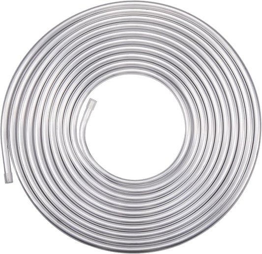 1/4" OD Aluminum Hard Fuel Line Hardline Tube Tubing Coil 10 Feet Roll by Podavelle