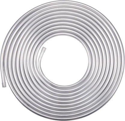 3/8" OD Aluminum Hard Fuel Line Hardline Tube Tubing Coil 10 Feet Roll by Podavelle