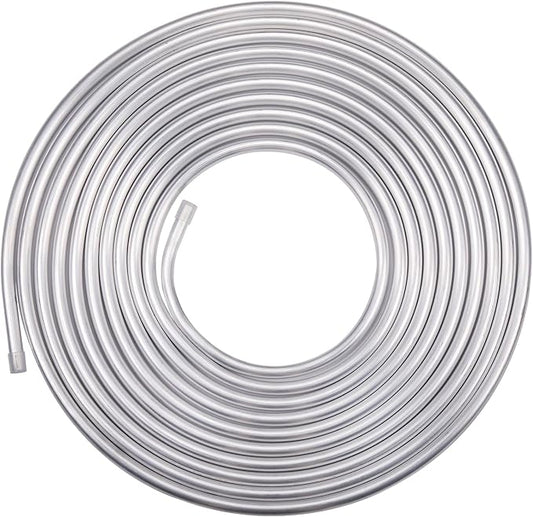 3/8" OD Aluminum Hard Fuel Line Hardline Tube Tubing Coil 10 Feet Roll by Podavelle
