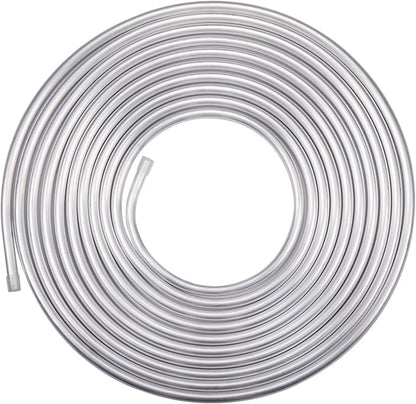 1/2" OD Aluminum Hard Fuel Line Hardline Tube Tubing Coil 10 Feet Roll by Podavelle