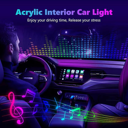Acrylic Interior Car LED Strip Light, Car Neon Light - Image 8