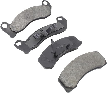 Premium Semi-Metallic Front Brake Pads Compatible - Image 2