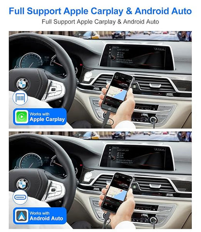 USB to USB C and Lightning Cable Support Apple Carplay & Android Auto - Image 2