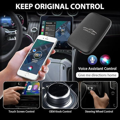 2025 Upgraded Wireless Carplay and Android Auto Dongle Support Netflix/YouTube - Image 4