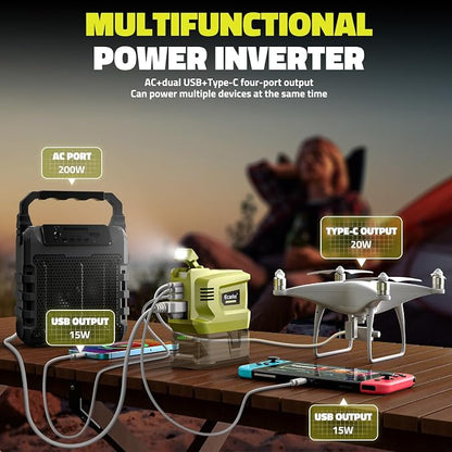 200W Portable Power Inverter Compatible - Image 2