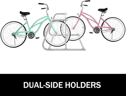 BestEquip 10 Holders Floor Bike Rack, 10-Bike Capacity Dual-Side Storage Stand - Image 2
