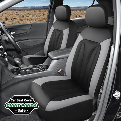 GIANT PANDA Fit Chevy Silverado 1500 2500 3500 Front Car Seat Cover, 3D Air - Image 2