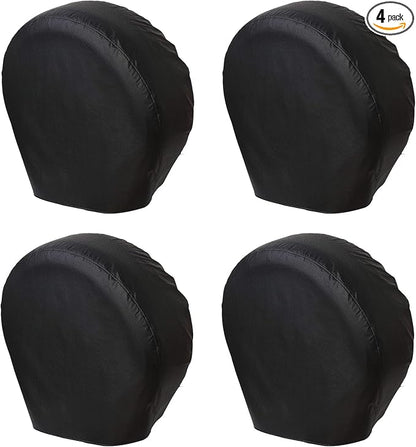 RV Tire Covers Set of 4, Tough Waterproof Wheel Protector by VINPATIO