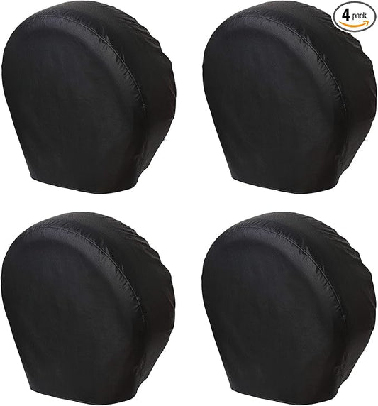 RV Tire Covers Set of 4, Tough Waterproof Wheel Protector by VINPATIO