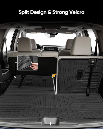 Car Floor Mats for Honda Pilot 2016-2022 8 Seats, Accessories for Honda Pilot - Image 6