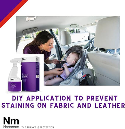 NANOMAN Nano-Technology Car Fabric & Upholstery Care Hydrophobic Waterproof - Image 4