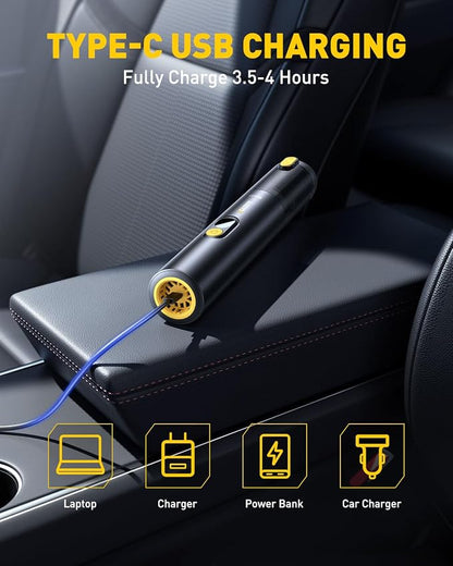 AUXITO Car Vacuum Portable Cordless 14000Pa Powerful Suction, Handheld Vacuum - Image 7