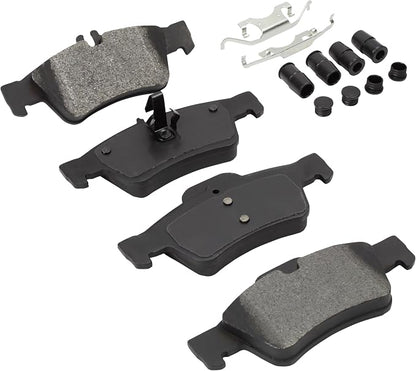 Premium Semi-Metallic Rear Brake Pads Compatible - Image 2