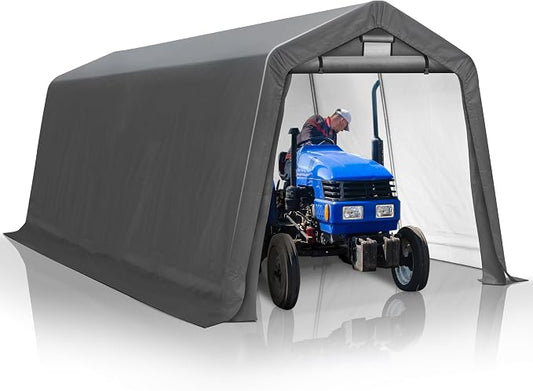 8' x 14' Outdoor Storage Shelter Shed- Heavy Duty Storage Tent by GARTOO