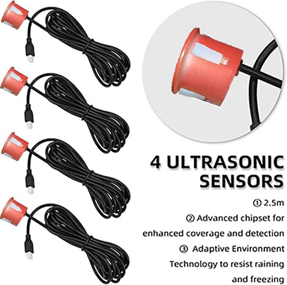 Car Reverse Backup Parking Sensor Radar Systemkit The LED Display - Image 7