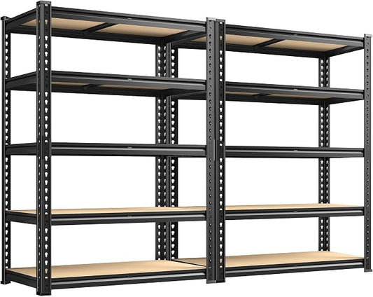 72.12" H Garage Shelving, Storage Shelves Load 2100LBS, 5-Tier Adjustable by Durayloly