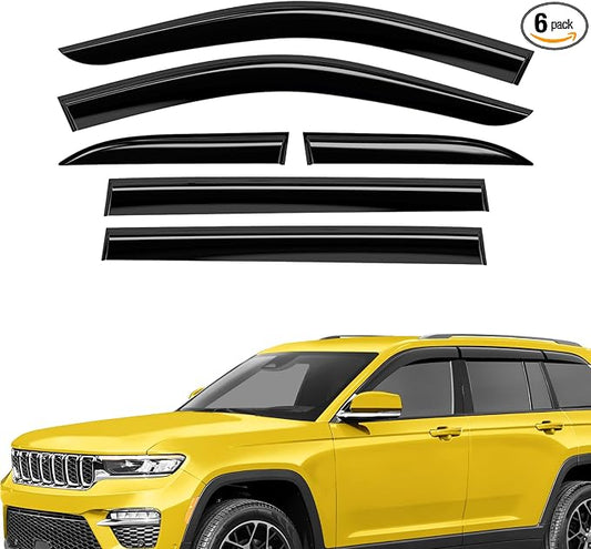 Extra Durable Window Deflectors Tape-On Window Visors Rain Guards Fit by AEROGUYSCustomfitrainguard
