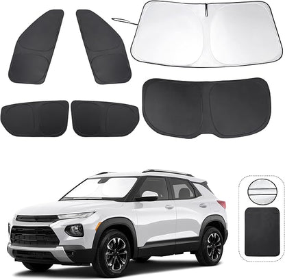 TINGLU Window Shades for Chevrolet Trailblazer 2021-2024 2025 Accessories Car by TINGLU