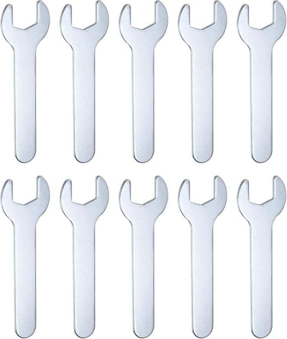 HARFINGTON 10pcs Small Wrench Open End Wrench 14x87x2mm Metric U-Shaped Single by HARFINGTON