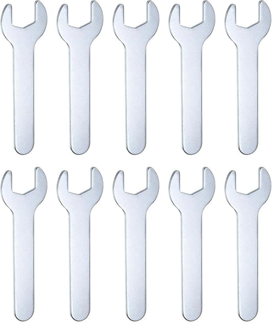 HARFINGTON 10pcs Small Wrench Open End Wrench 14x87x2mm Metric U-Shaped Single by HARFINGTON