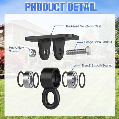 Heavy Duty Swing Hangers with Bearing, Porch Swing Hanging Kit - Image 3