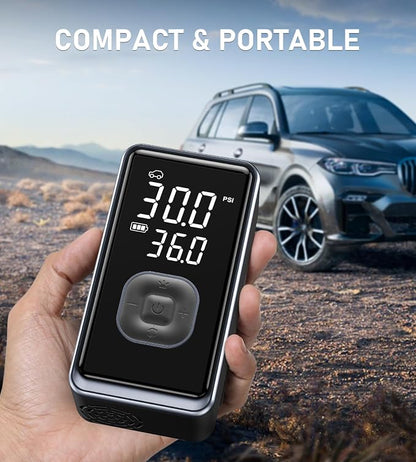 Tire Inflator Portable Air Compressor, 150PSI Cordless Mini Air Pump - Image 6