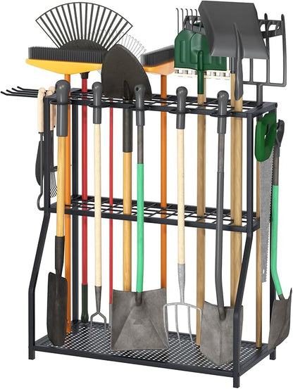 Organizer Yard Tool Storage Rack, Garden Organizer, Steel Yard Tool Racks To by EternalHome