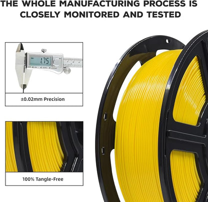 FLASHFORGE PLA Filament 1.75mm, 3D Printer Filament 1kg Spool, Dimensional - Image 3
