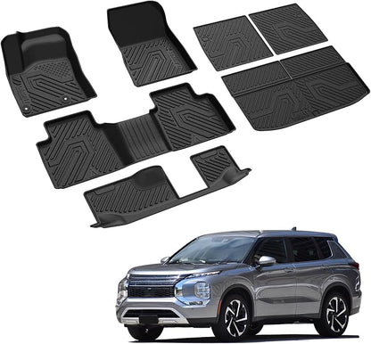 LASFIT Floor Mats & Backseat Cargo Mat by LASFIT