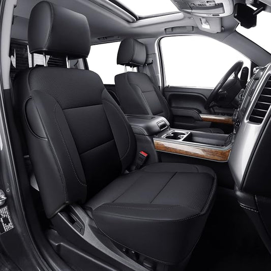 LUCKYMAN CLUB Front Seat Covers fit by LUCKYMANCLUB