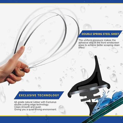 Wipers Factory Replacement For GMC Acadia Chevy Malibu Traverse Saturn Aura - Image 5