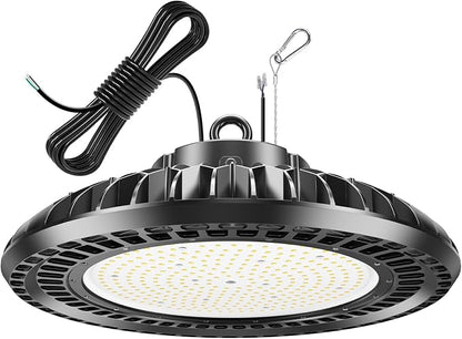 400W LED High Bay Light 56000LM 5000K 120VAC UFO Light IP65 Waterproof Dimmable by YELLORE-Professionalledlightsmanufacturerspecializingincommercialandindustriallighting