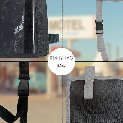License Plate Holder with Hanging Strap, Test Drive Tag Bag, Dealer Plates - Image 3