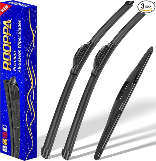 3 wipers Replacement for 2014-2020 Acura MDX, Windshield Wiper Blades Original by ROOPPA
