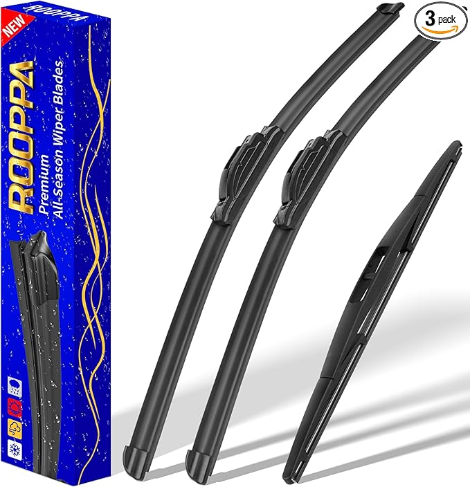 3 wipers Replacement for 2019-2023 Honda passport, Windshield Wiper Blades by ROOPPA